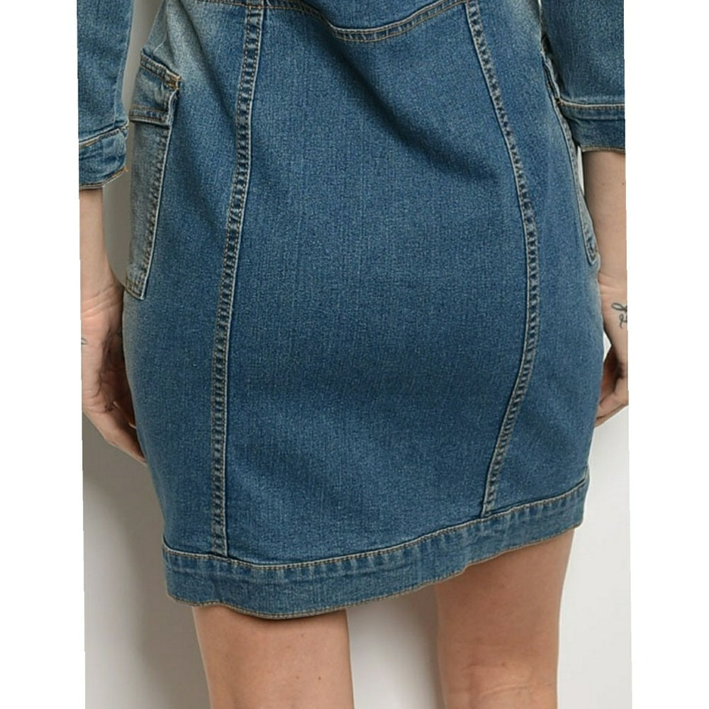 DARK DENIM DRESS