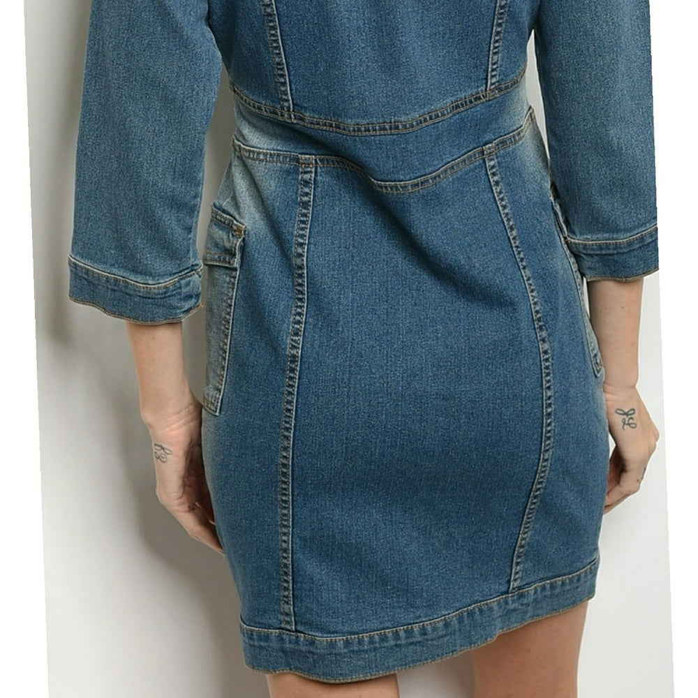 DARK DENIM DRESS