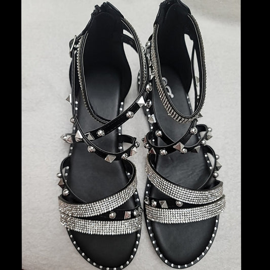 Just In  Gladiator studded sandals